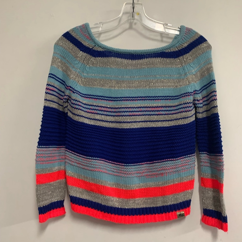 Little Marc Jacobs Striped Open Back Sweater